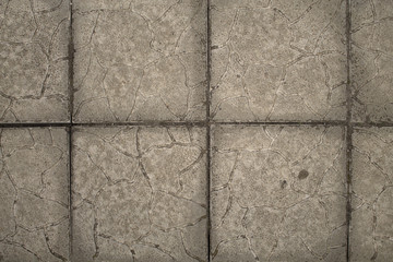 texture of old square paving slabs