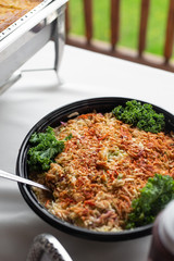 Bowl of Upscale Coleslaw at Barbecue Picnic