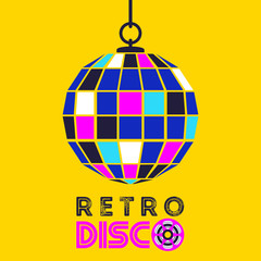 Retro music. Vector illustration.