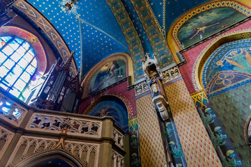 Obraz premium L'église Saint-François-d'Assise de Cracovie