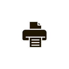 printer icon. sign design