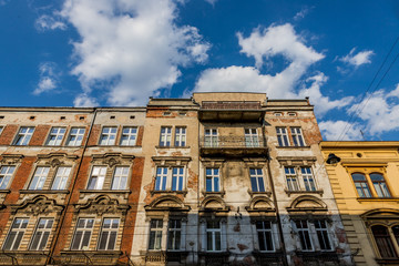 Fototapeta premium Dans le quartier Juif de Cracovie