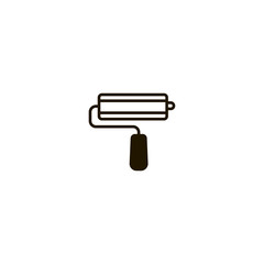 paint roller icon. sign design