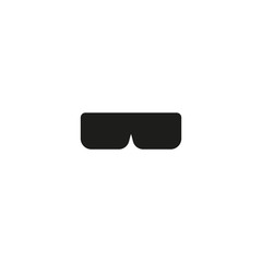 glasses icon. sign design