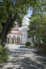 Crimea. The Church of the Intercession of the blessed virgin Mary in Lower Oreanda