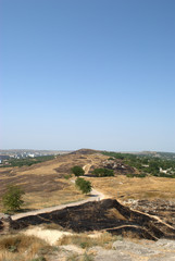 The Crimean steppe (the Surroundings of lake Chokrak)