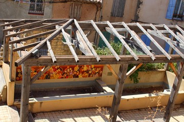vieux lavoir rénové à Marseille