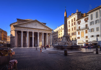 Fototapeta na wymiar Pantheon in Rome, Italy