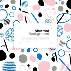 Abstract colorful pattern background for template design with area for copy space. Vector illustration.