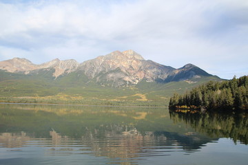Ripples On Pyramid Lake, Jasper National Park, Alberta