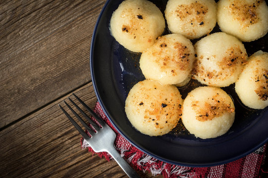 Potato Dumplings With Meat.