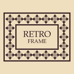 Vintage ornamental frame
