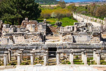 Obraz premium The ancient city of Ephesus in Turkey