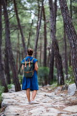 Hiker on lician way