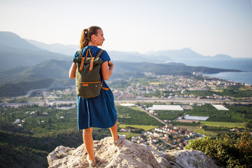 Hiker on lician way