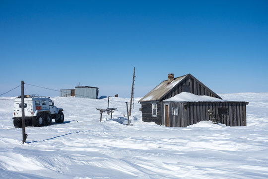 house in Nenets tundra,Jamal