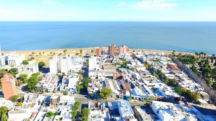 Vista aérea de la costa