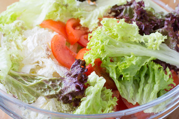fresh salad greens