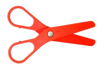 Scissors On White