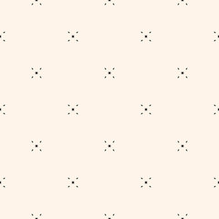 Vector minimalist pattern with tiny diamond shapes. Delicate seamless texture in soft pastel colors. Subtle geometric background. Luxury romantic style. Design element for wedding decor, prints, web