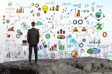 Leadership and plan concept