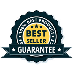 Best Seller label illustration