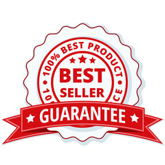Best Seller label illustration