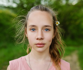 Fototapeta premium teen girl portrait