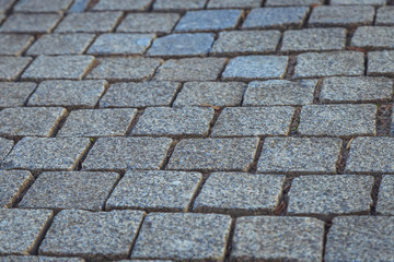 old pavement close-up