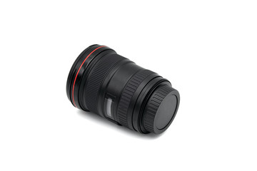 Fototapeta premium close-up lens on isolated background
