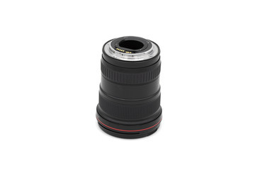 close-up lens on isolated background