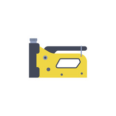colored construction stapler illustration. Element of construction tools for mobile concept and web apps. Detailed construction stapler illustration can be used for web and mobile