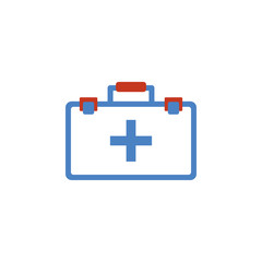 colored first-aid kit illustration. Element of construction tools for mobile concept and web apps. Detailed first-aid kit illustration can be used for web and mobile. Premium icon