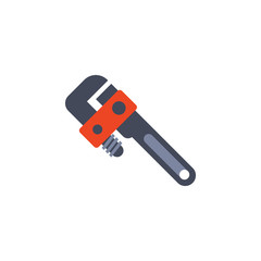 colored gas wrench illustration. Element of construction tools for mobile concept and web apps. Detailed gas wrench illustration can be used for web and mobile. Premium icon