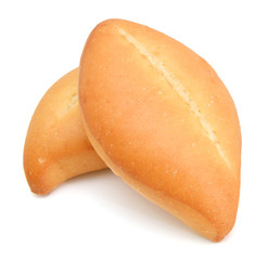Bread on a white background