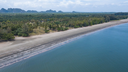 aerial view landscape of  Koh Lanta ,  Krabi Thailand