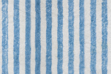 Seamless blue and white striped towel cloth texture