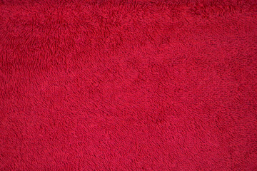 Red towel cloth texture