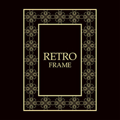 Vintage ornamental frame