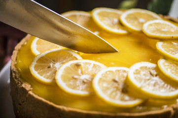 Lemon chessescake food photography recipe idea