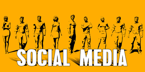 Social media Concept
