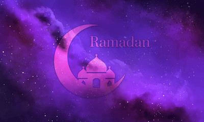 Symbol of the Islamic holiday Ramadan