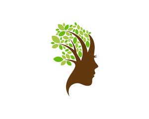 Beauty Tree Icon Logo Design Element