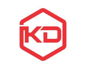 red hexagon initial typography typeset typeface alphabet font image vector icon