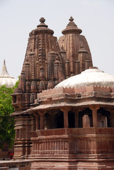 c&eacute;notaphes royaux, jardins de Mandore, Jodhpur, Rajasthan, Inde