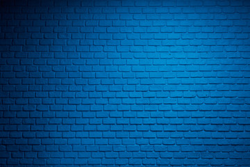blue bricks wall background - 203860900