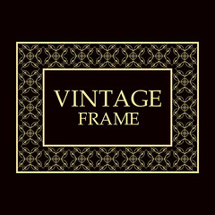 Obraz premium Vintage ornamental frame