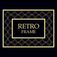 Fototapeta na wymiar Vintage ornamental frame