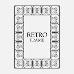 Vintage ornamental frame