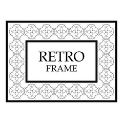 Vintage ornamental frame